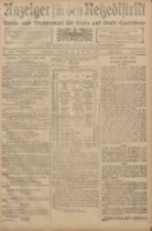 Anzeiger für den Netzedistrikt Kreis- und Wochenblatt für den Kreis und Stadt Czarnikau 1908.10.13 Jg.56 Nr124