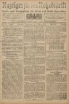 Anzeiger f&uuml;r den Netzedistrikt Kreis- und Wochenblatt f&uuml;r den Kreis und Stadt Czarnikau 1908.10.22 Jg.56 Nr128