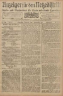 Anzeiger f&uuml;r den Netzedistrikt Kreis- und Wochenblatt f&uuml;r den Kreis und Stadt Czarnikau 1908.09.01 Jg.56 Nr106