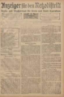Anzeiger f&uuml;r den Netzedistrikt Kreis- und Wochenblatt f&uuml;r den Kreis und Stadt Czarnikau 1908.11.08 Jg.56 Nr135