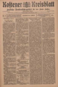 Kostener Kreisblatt: amtliches Ver&ouml;ffentlichungsblatt f&uuml;r den Kreis Kosten 1910.10.01 Jg.45 Nr117