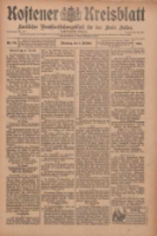 Kostener Kreisblatt: amtliches Veröffentlichungsblatt für den Kreis Kosten 1910.10.04 Jg.45 Nr118