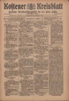 Kostener Kreisblatt: amtliches Ver&ouml;ffentlichungsblatt f&uuml;r den Kreis Kosten 1910.10.08 Jg.45 Nr120