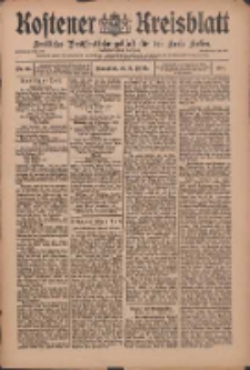 Kostener Kreisblatt: amtliches Ver&ouml;ffentlichungsblatt f&uuml;r den Kreis Kosten 1910.10.22 Jg.45 Nr126