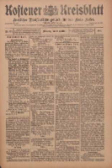 Kostener Kreisblatt: amtliches Ver&ouml;ffentlichungsblatt f&uuml;r den Kreis Kosten 1910.10.25 Jg.45 Nr127