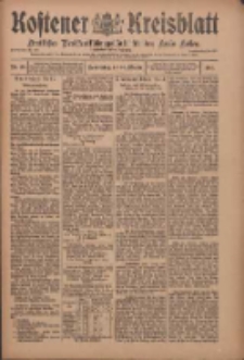 Kostener Kreisblatt: amtliches Veröffentlichungsblatt für den Kreis Kosten 1910.10.27 Jg.45 Nr128