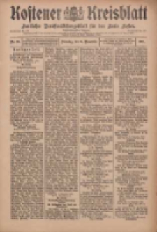 Kostener Kreisblatt: amtliches Ver&ouml;ffentlichungsblatt f&uuml;r den Kreis Kosten 1910.11.15 Jg.45 Nr136