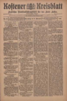Kostener Kreisblatt: amtliches Veröffentlichungsblatt für den Kreis Kosten 1910.11.24 Jg.45 Nr140