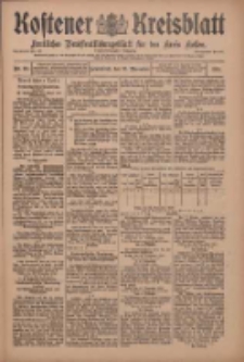 Kostener Kreisblatt: amtliches Ver&ouml;ffentlichungsblatt f&uuml;r den Kreis Kosten 1910.11.26 Jg.45 Nr141