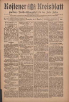 Kostener Kreisblatt: amtliches Veröffentlichungsblatt für den Kreis Kosten 1910.12.01 Jg.45 Nr143