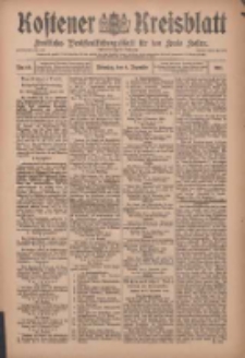 Kostener Kreisblatt: amtliches Veröffentlichungsblatt für den Kreis Kosten 1910.12.06 Jg.45 Nr145
