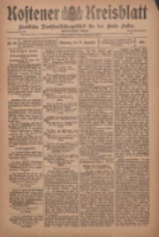 Kostener Kreisblatt: amtliches Ver&ouml;ffentlichungsblatt f&uuml;r den Kreis Kosten 1910.12.27 Jg.45 Nr154