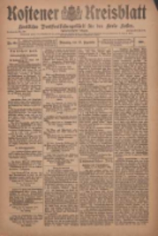 Kostener Kreisblatt: amtliches Veröffentlichungsblatt für den Kreis Kosten 1910.12.27 Jg.45 Nr154