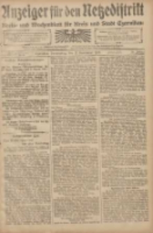 Anzeiger f&uuml;r den Netzedistrikt Kreis- und Wochenblatt f&uuml;r den Kreis und Stadt Czarnikau 1908.11.12 Jg.56 Nr137