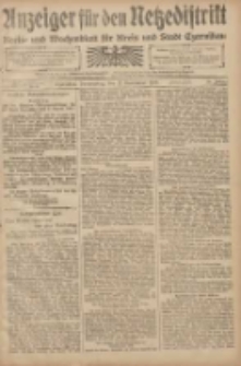 Anzeiger für den Netzedistrikt Kreis- und Wochenblatt für den Kreis und Stadt Czarnikau 1908.11.12 Jg.56 Nr137