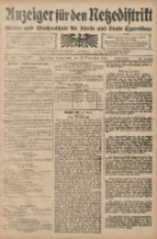 Anzeiger für den Netzedistrikt Kreis- und Wochenblatt für den Kreis und Stadt Czarnikau 1908.11.14 Jg.56 Nr138