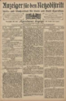Anzeiger f&uuml;r den Netzedistrikt Kreis- und Wochenblatt f&uuml;r den Kreis und Stadt Czarnikau 1908.12.01 Jg.56 Nr144