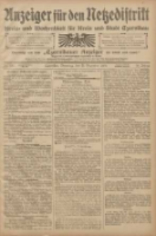 Anzeiger für den Netzedistrikt Kreis- und Wochenblatt für den Kreis und Stadt Czarnikau 1908.12.15 Jg.56 Nr150