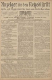 Anzeiger f&uuml;r den Netzedistrikt Kreis- und Wochenblatt f&uuml;r den Kreis und Stadt Czarnikau 1908.12.19 Jg.56 Nr152