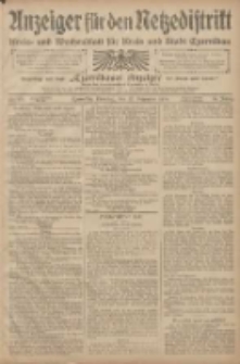 Anzeiger f&uuml;r den Netzedistrikt Kreis- und Wochenblatt f&uuml;r den Kreis und Stadt Czarnikau 1908.12.22 Jg.56 Nr153