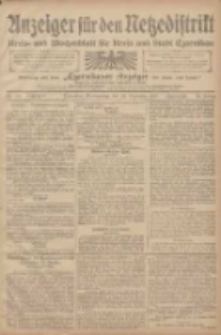 Anzeiger für den Netzedistrikt Kreis- und Wochenblatt für den Kreis und Stadt Czarnikau 1908.12.24 Jg.56 Nr154