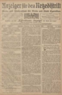 Anzeiger f&uuml;r den Netzedistrikt Kreis- und Wochenblatt f&uuml;r den Kreis und Stadt Czarnikau 1908.12.29 Jg.56 Nr156