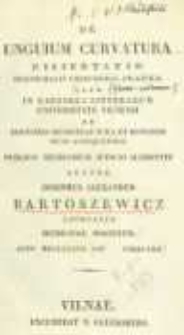 De unguium curvatura