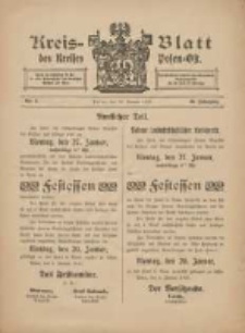 Kreis-Blatt des Kreises Posen-Ost 1913.01.18 Jg.25 Nr3