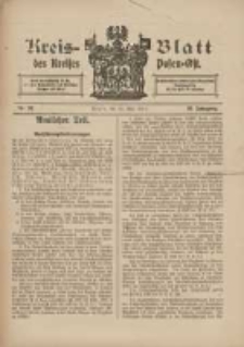 Kreis-Blatt des Kreises Posen-Ost 1913.05.24 Jg.25 Nr22