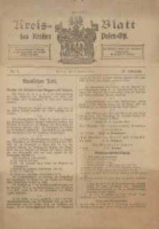 Kreis-Blatt des Kreises Posen-Ost 1915.01.02 Jg.27 Nr1