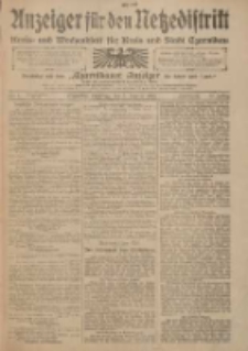 Anzeiger f&uuml;r den Netzedistrikt Kreis- und Wochenblatt f&uuml;r den Kreis und Stadt Czarnikau 1909.01.05 Jg.57 Nr1