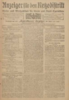 Anzeiger f&uuml;r den Netzedistrikt Kreis- und Wochenblatt f&uuml;r den Kreis und Stadt Czarnikau 1909.01.09 Jg.57 Nr3