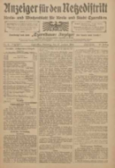 Anzeiger f&uuml;r den Netzedistrikt Kreis- und Wochenblatt f&uuml;r den Kreis und Stadt Czarnikau 1909.01.12 Jg.57 Nr4