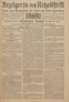 Anzeiger f&uuml;r den Netzedistrikt Kreis- und Wochenblatt f&uuml;r den Kreis und Stadt Czarnikau 1909.01.19 Jg.57 Nr7