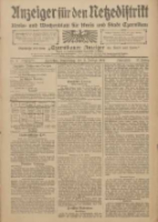 Anzeiger f&uuml;r den Netzedistrikt Kreis- und Wochenblatt f&uuml;r den Kreis und Stadt Czarnikau 1909.01.21 Jg.57 Nr8