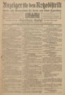 Anzeiger f&uuml;r den Netzedistrikt Kreis- und Wochenblatt f&uuml;r den Kreis und Stadt Czarnikau 1909.01.23 Jg.57 Nr9