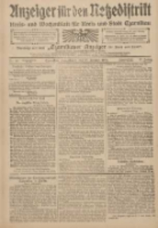 Anzeiger f&uuml;r den Netzedistrikt Kreis- und Wochenblatt f&uuml;r den Kreis und Stadt Czarnikau 1909.02.13 Jg.57 Nr18