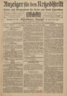 Anzeiger für den Netzedistrikt Kreis- und Wochenblatt für den Kreis und Stadt Czarnikau 1909.02.25 Jg.57 Nr23