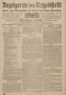 Anzeiger f&uuml;r den Netzedistrikt Kreis- und Wochenblatt f&uuml;r den Kreis und Stadt Czarnikau 1909.02.27 Jg.57 Nr24