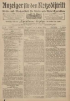 Anzeiger für den Netzedistrikt Kreis- und Wochenblatt für den Kreis und Stadt Czarnikau 1909.02.27 Jg.57 Nr24