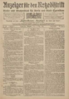 Anzeiger f&uuml;r den Netzedistrikt Kreis- und Wochenblatt f&uuml;r den Kreis und Stadt Czarnikau 1909.03.02 Jg.57 Nr25