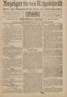 Anzeiger f&uuml;r den Netzedistrikt Kreis- und Wochenblatt f&uuml;r den Kreis und Stadt Czarnikau 1909.03.09 Jg.57 Nr28