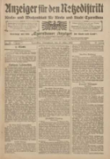 Anzeiger für den Netzedistrikt Kreis- und Wochenblatt für den Kreis und Stadt Czarnikau 1909.03.20 Jg.57 Nr33