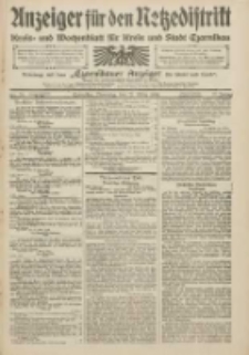 Anzeiger f&uuml;r den Netzedistrikt Kreis- und Wochenblatt f&uuml;r den Kreis und Stadt Czarnikau 1909.03.23 Jg.57 Nr34