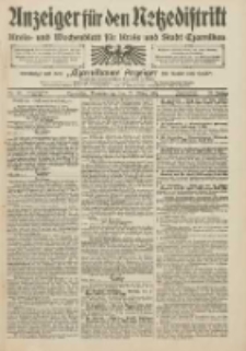 Anzeiger für den Netzedistrikt Kreis- und Wochenblatt für den Kreis und Stadt Czarnikau 1909.03.25 Jg.57 Nr35