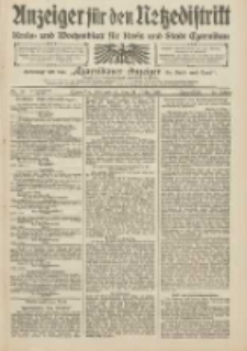 Anzeiger für den Netzedistrikt Kreis- und Wochenblatt für den Kreis und Stadt Czarnikau 1909.03.27 Jg.57 Nr36