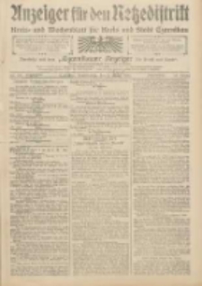 Anzeiger f&uuml;r den Netzedistrikt Kreis- und Wochenblatt f&uuml;r den Kreis und Stadt Czarnikau 1909.04.01 Jg.57 Nr38