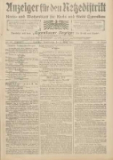 Anzeiger für den Netzedistrikt Kreis- und Wochenblatt für den Kreis und Stadt Czarnikau 1909.04.01 Jg.57 Nr38