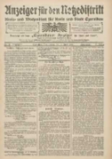 Anzeiger für den Netzedistrikt Kreis- und Wochenblatt für den Kreis und Stadt Czarnikau 1909.04.08 Jg.57 Nr41