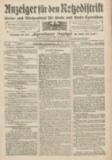 Anzeiger für den Netzedistrikt Kreis- und Wochenblatt für den Kreis und Stadt Czarnikau 1909.04.15 Jg.57 Nr43